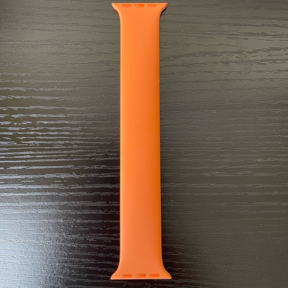 Apple tangerine solo loop for 40mm watch face. WORN ONCE once, just too big!